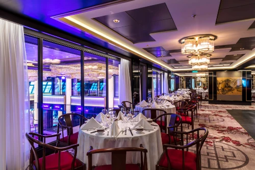 Dream Dining Room Upper restaurant on Genting Dream