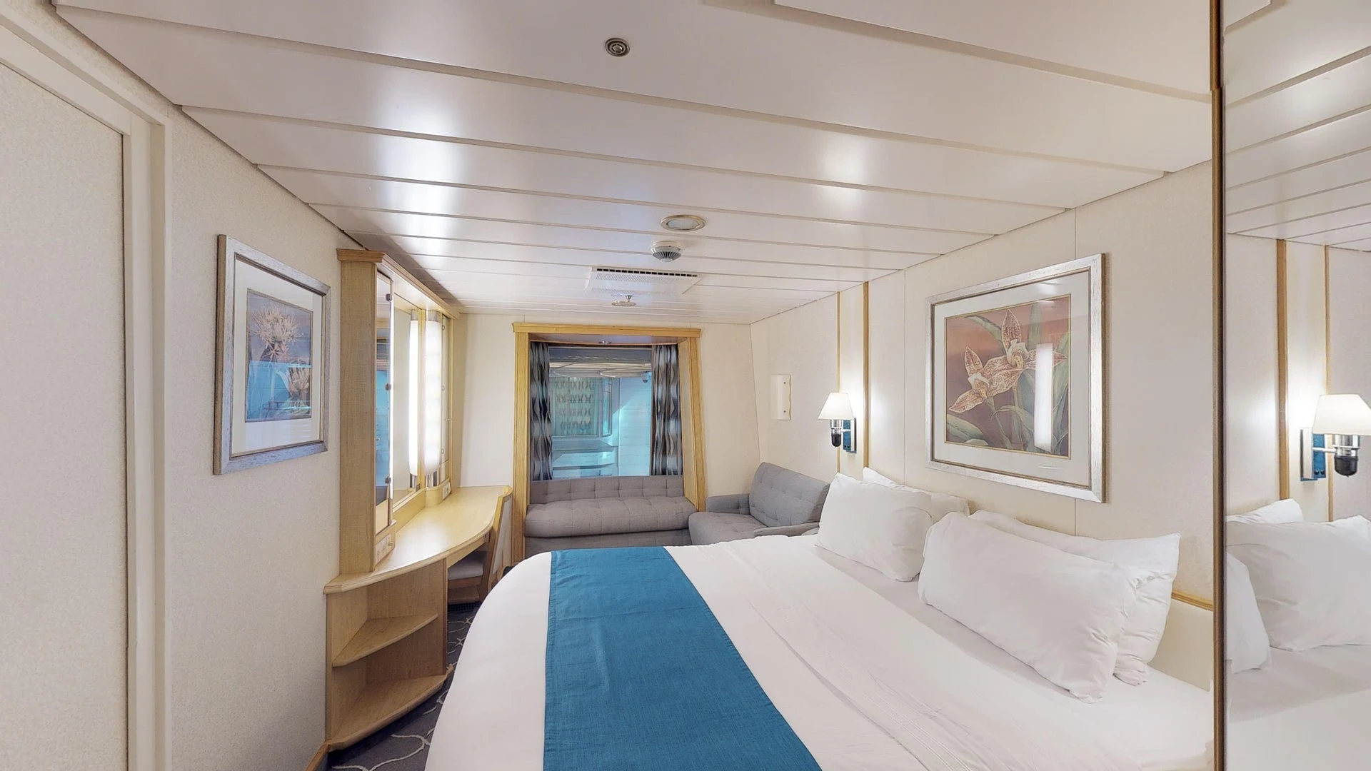Promenade view stateroom on Navigator of the Seas