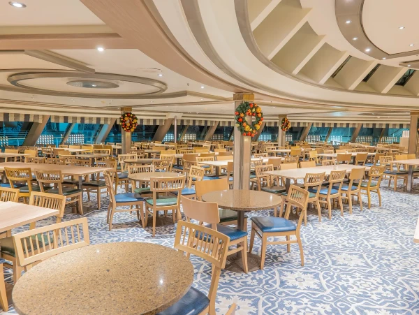 The Lido buffet on Star Voyager