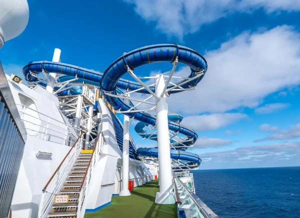Aqua Park and water slides on Star Voyager