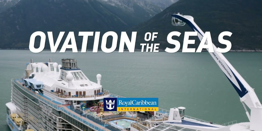 Royal Caribbean's Ovation of the Seas cruise ship with North Star observation capsule