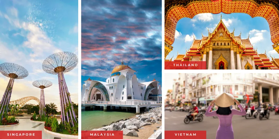 Cruise destinations from Singapore: Singapore, Malaysia, Thailand and Vietnam